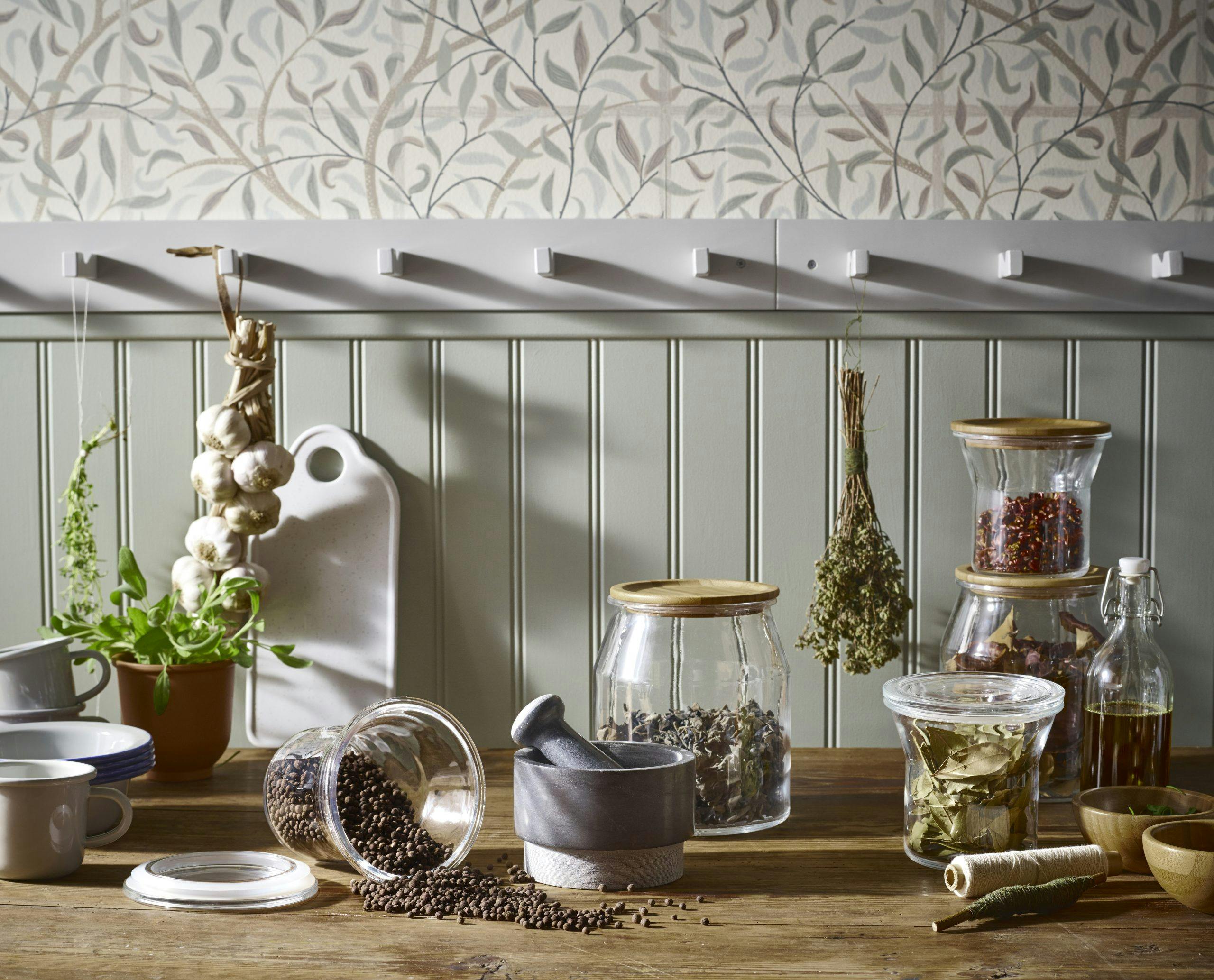 Landlig stil til kjøkkenet nyheter til kjøkken og knaggrekke fra ikea